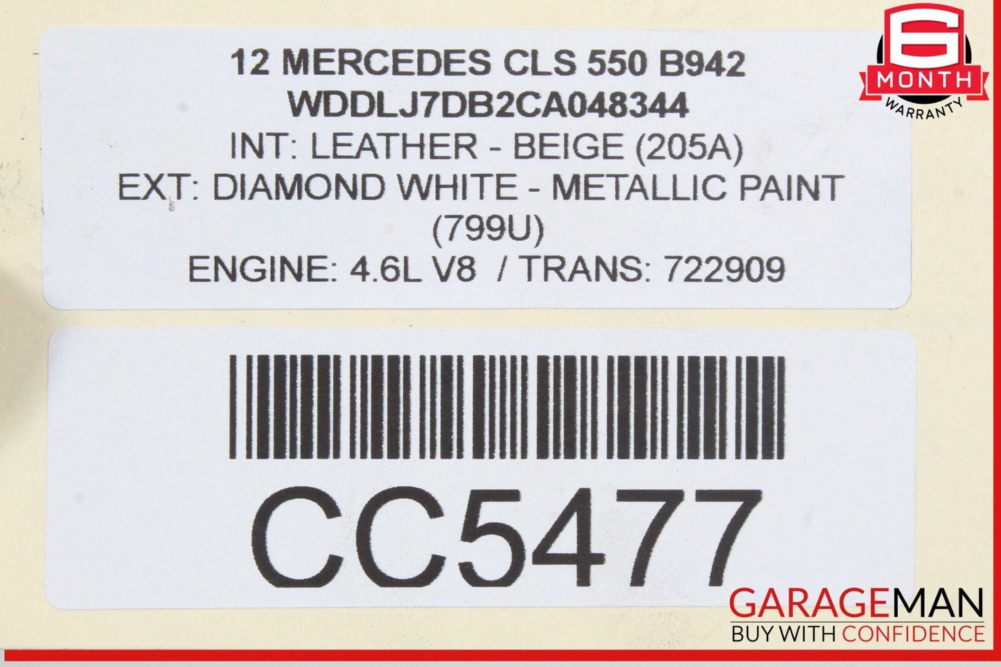 12-18 Mercedes W218 CLS550 Rear Left Spindle Knuckle Hub Drive Axle Shaft Assy