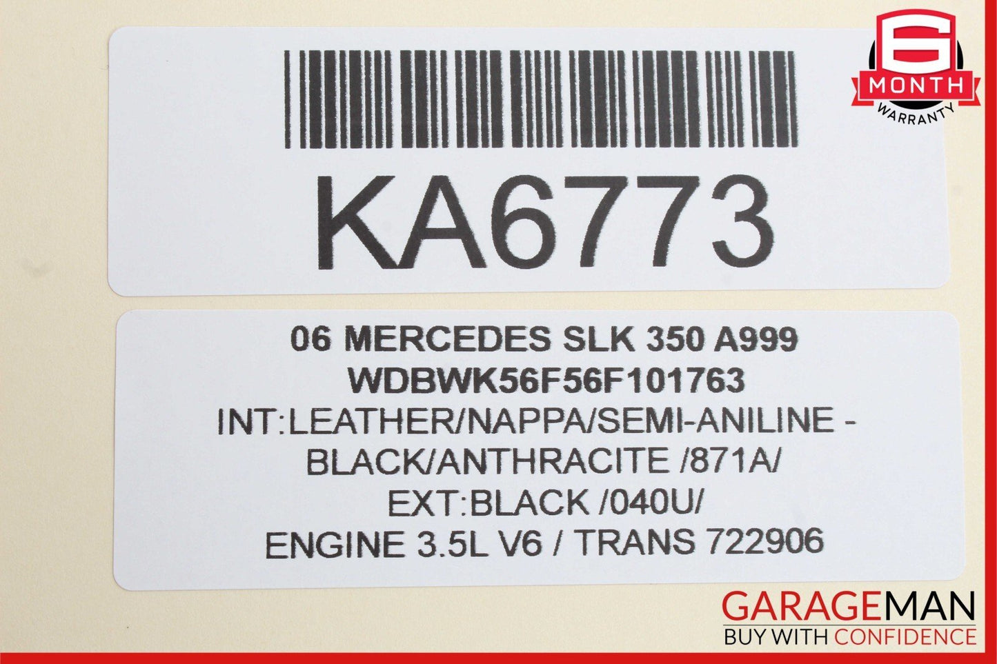 05-11 Mercedes R171 SLK350 SLK280 Front Right Side Door Lock Latch Actuator