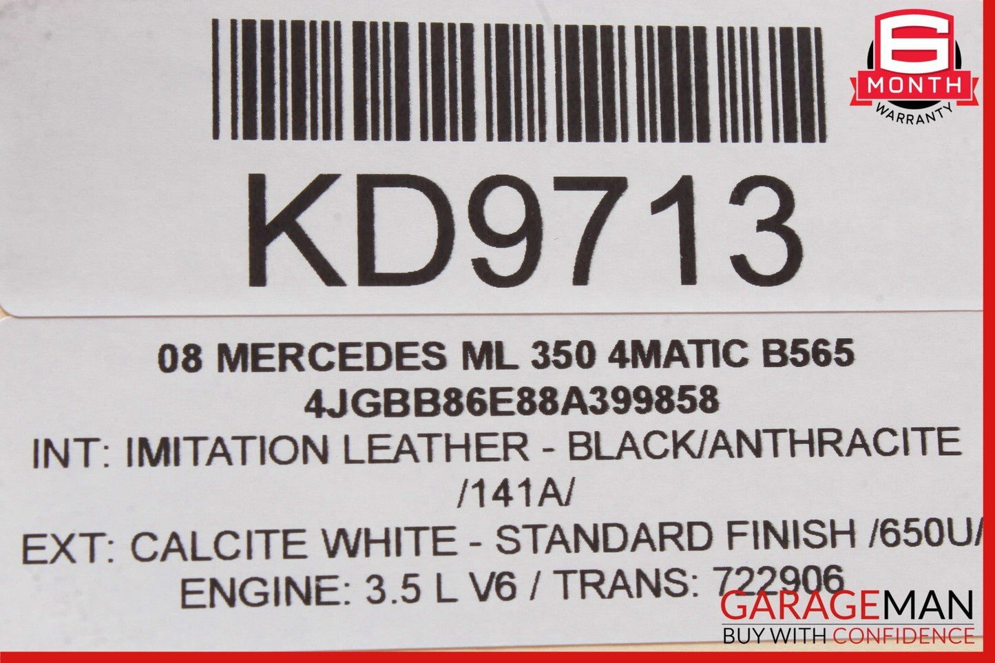 06-11 Mercedes W164 ML350 ML550 Rear A/C Heater Climate Control Switch Unit OEM