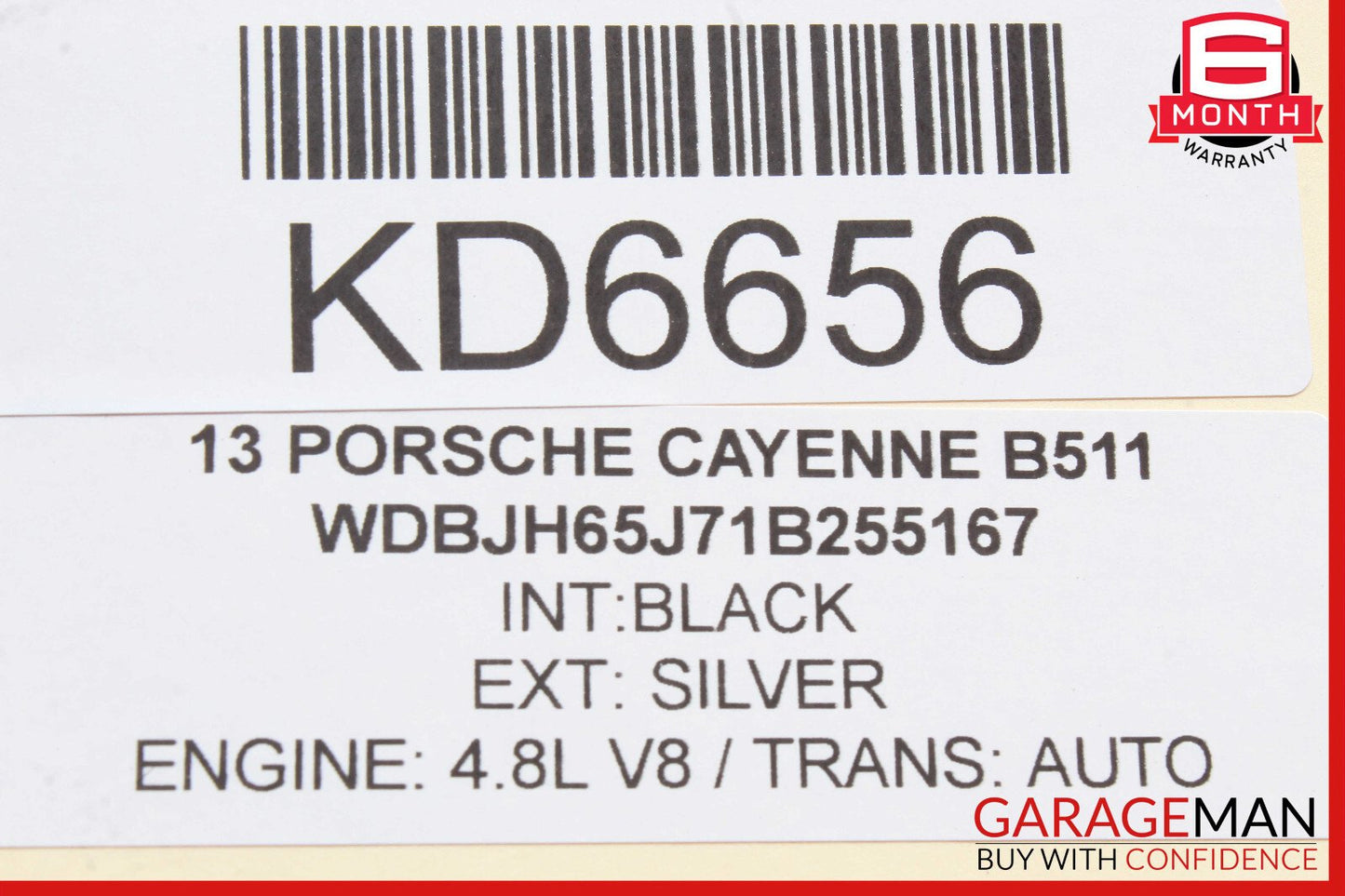 11-17 Porsche Cayenne 958 Rear Right / Left Side Upper Rearward Control Arm
