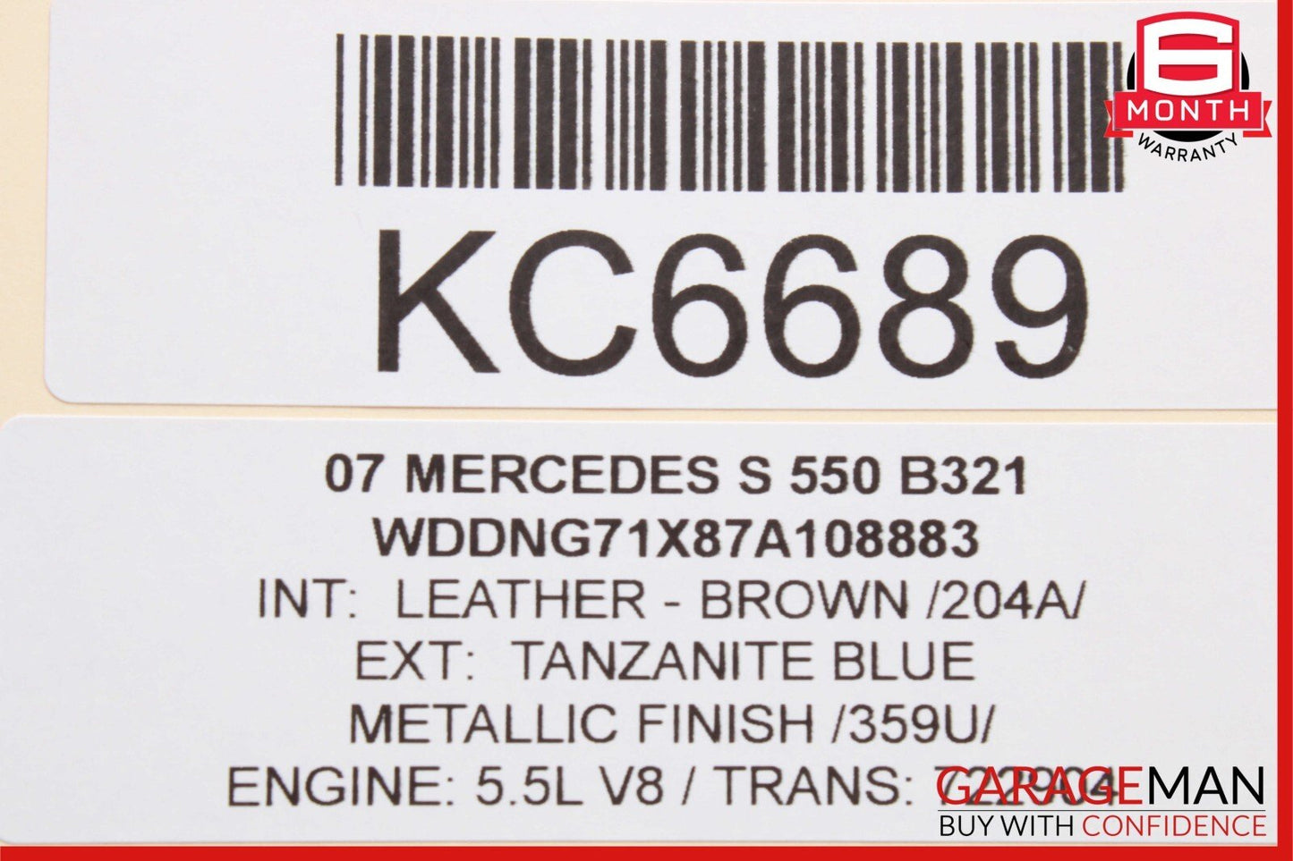 07-14 Mercedes S600 S550 CL550 Rear Trunk Lid Lock Open Unlock Release Handle