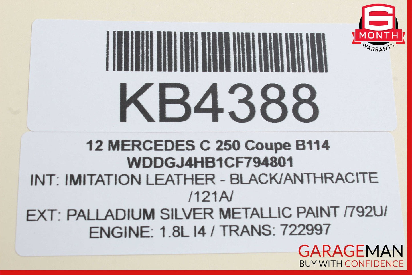 08-18 Mercedes W204 C250 CLS550 Front Left Driver Side Seat Control Module OEM