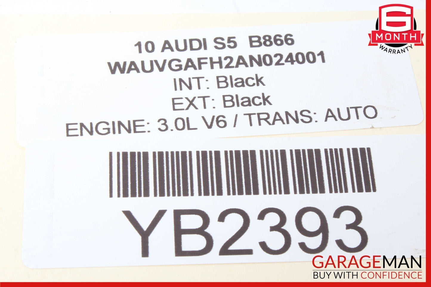 10-17 Audi S5 A5 Right Passenger Side Exterior Door Handle Black OEM