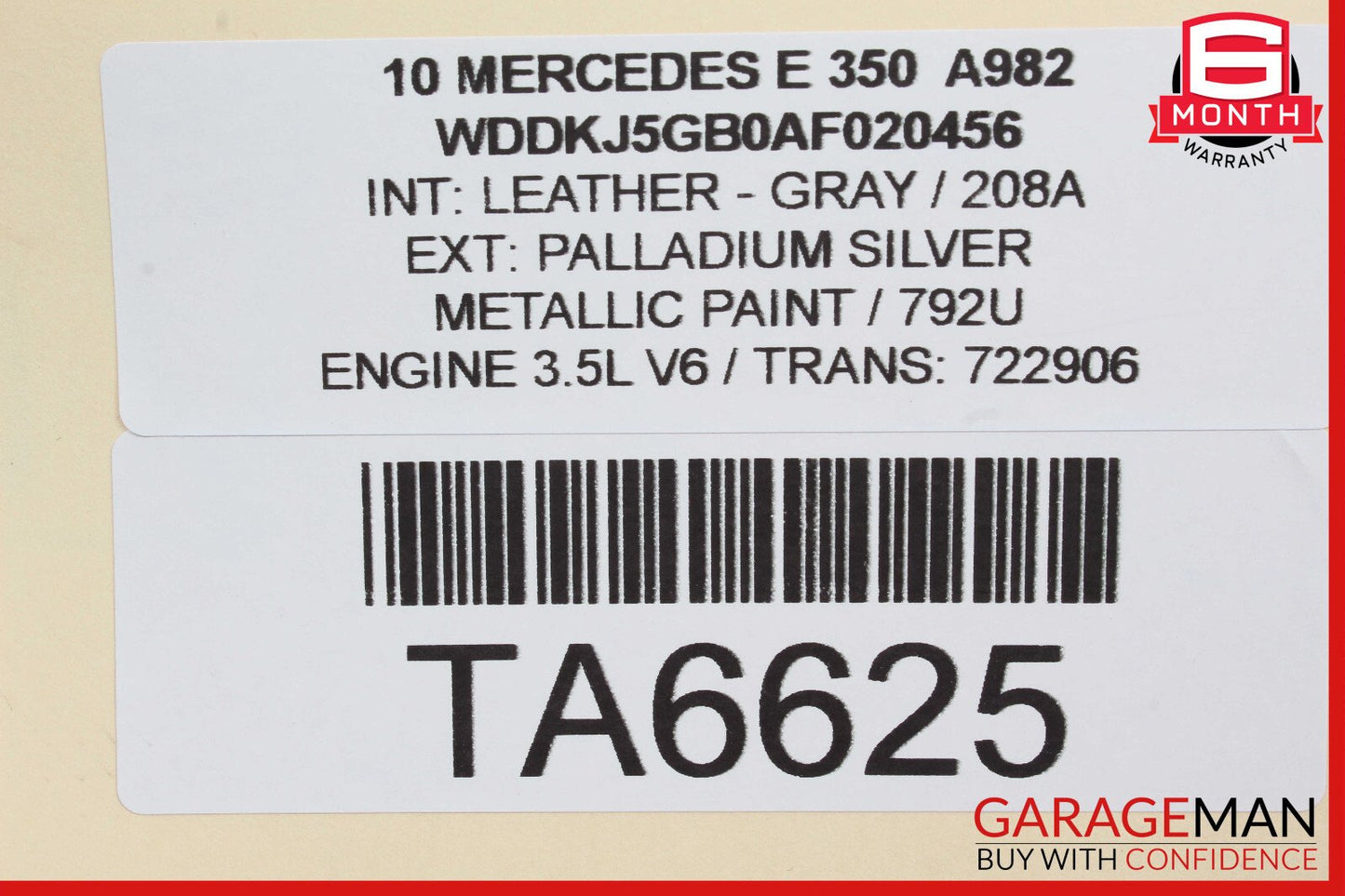 10-13 Mercedes W207 E350 Coupe Left Driver Side Door Sill Scuff Plate OEM