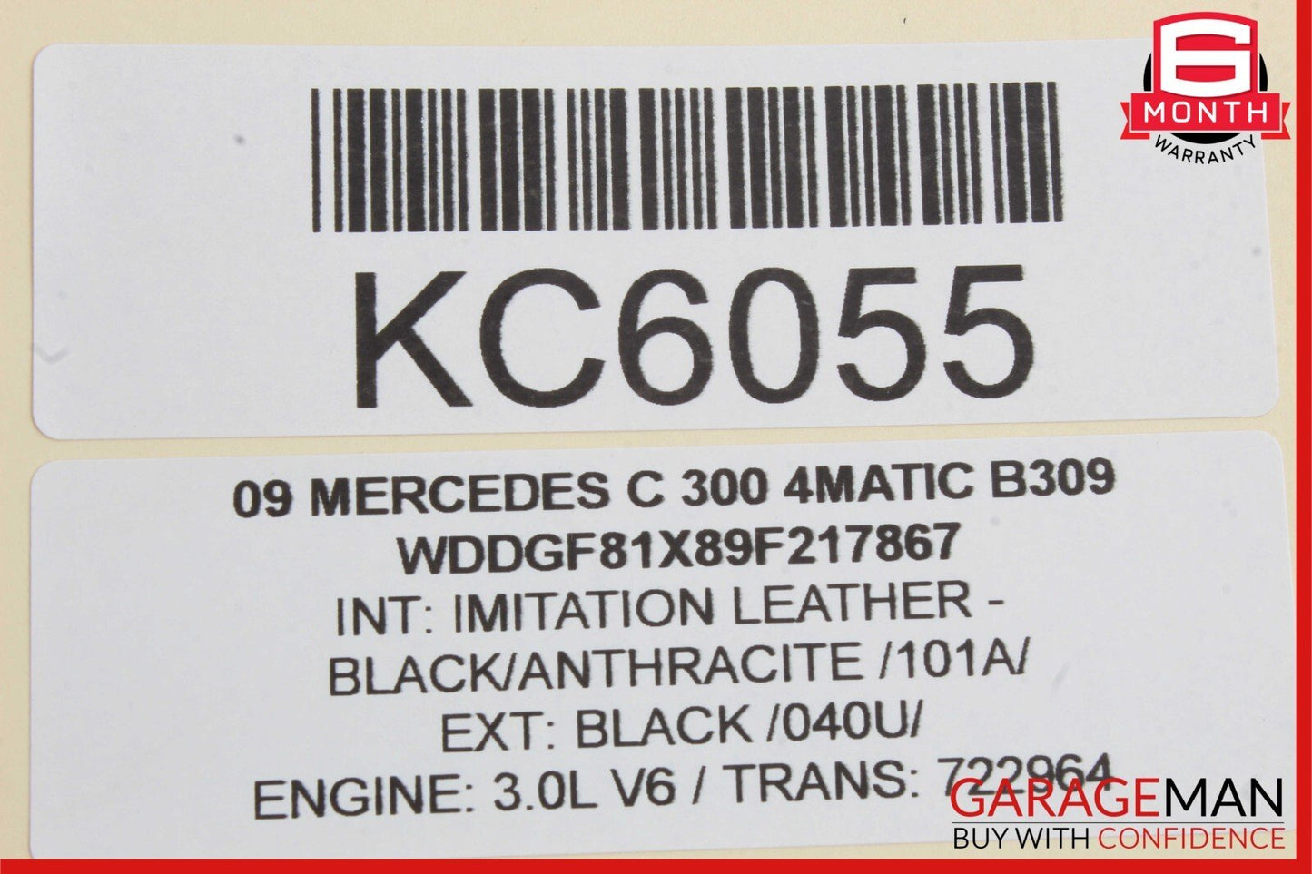 08-14 Mercedes W204 C300 4MATIC Floor Gear Shift Shifter Selector Box 2042673924