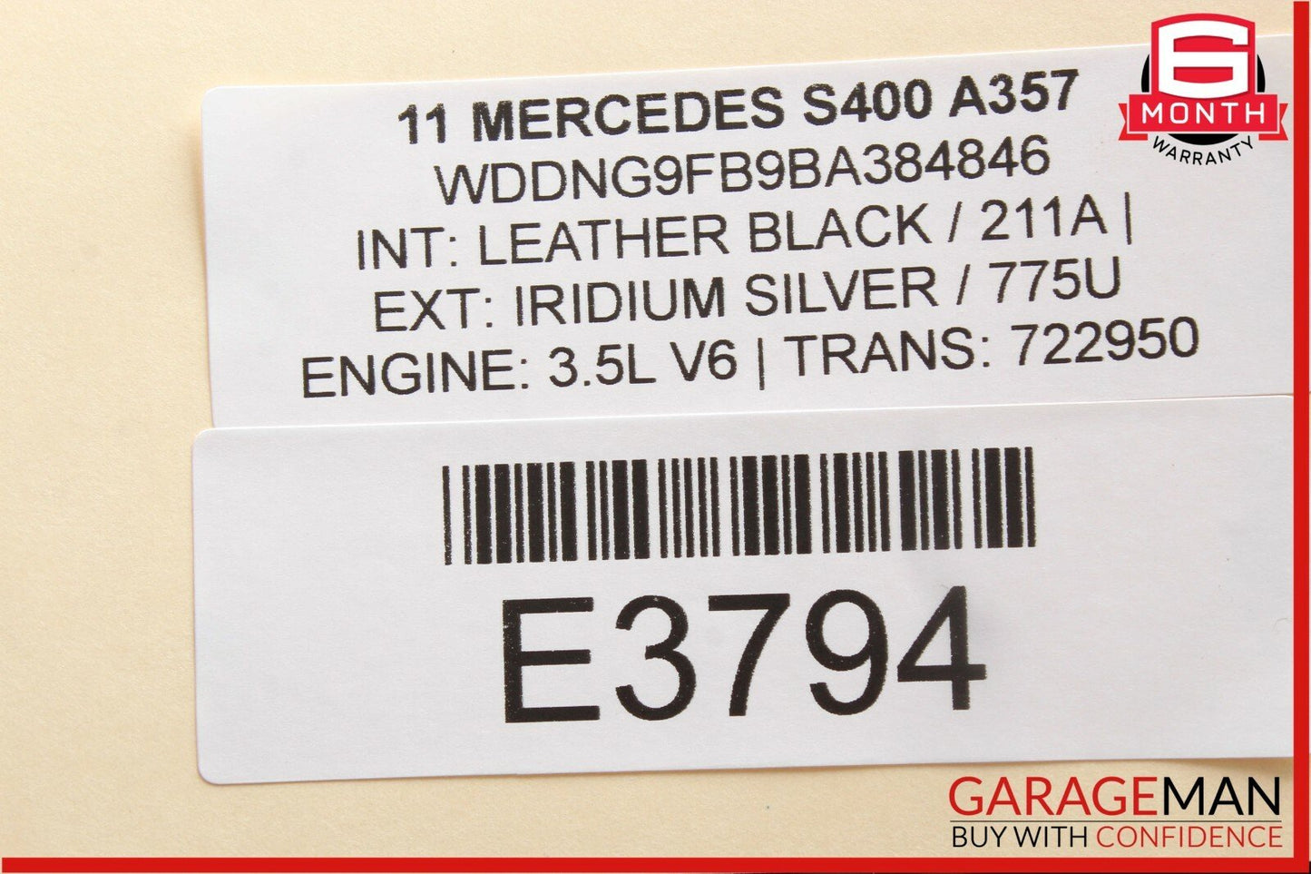 10-13 Mercedes W221 S400 S550 Rear Sam Fuse Box Relay Control OEM