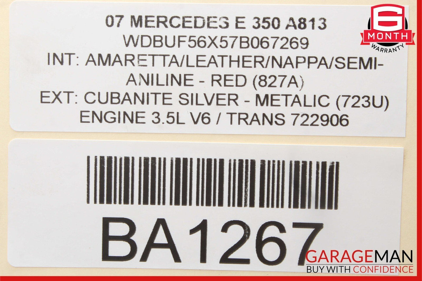 03-09 Mercedes W211 E350 CLS550 Hazard Light Door Lock Control Switch Wood OEM