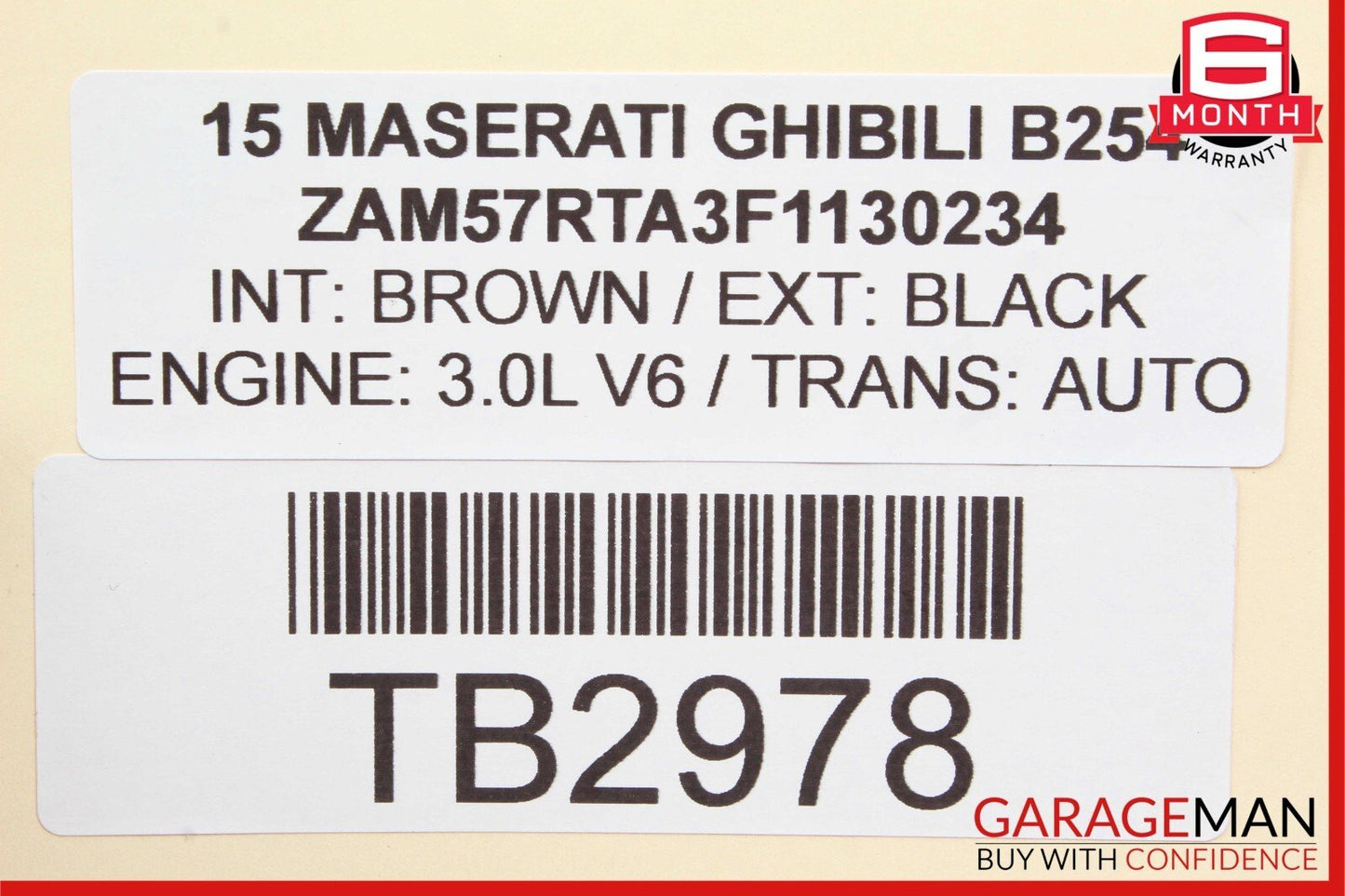 14-17 Maserati Ghibli Radio CD Player Head Unit Receiver 06700301980 OEM