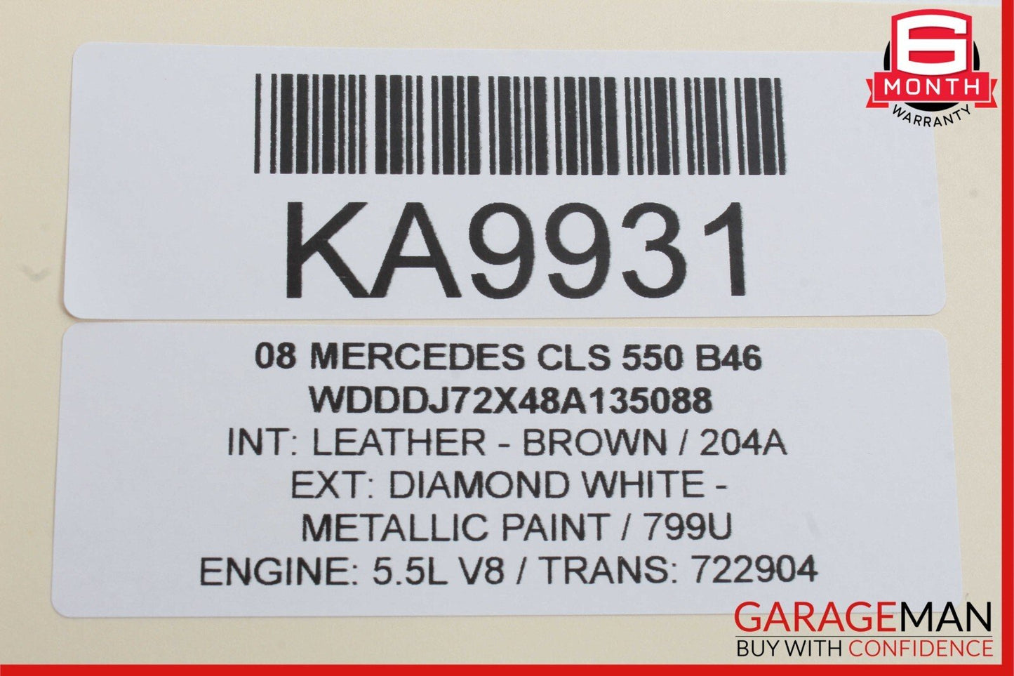 06-11 Mercedes W219 CLS500 CLS550 Front Right Exterior Door Handle Keyless Go