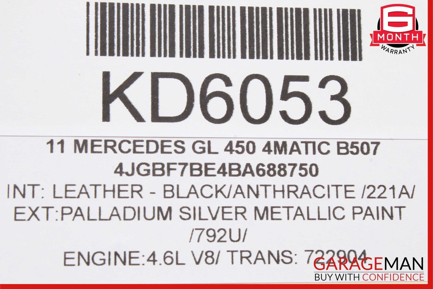 06-12 Mercedes X164 GL450 ML350 Gas Throttle Accelerator Pedal 1643000004 OEM