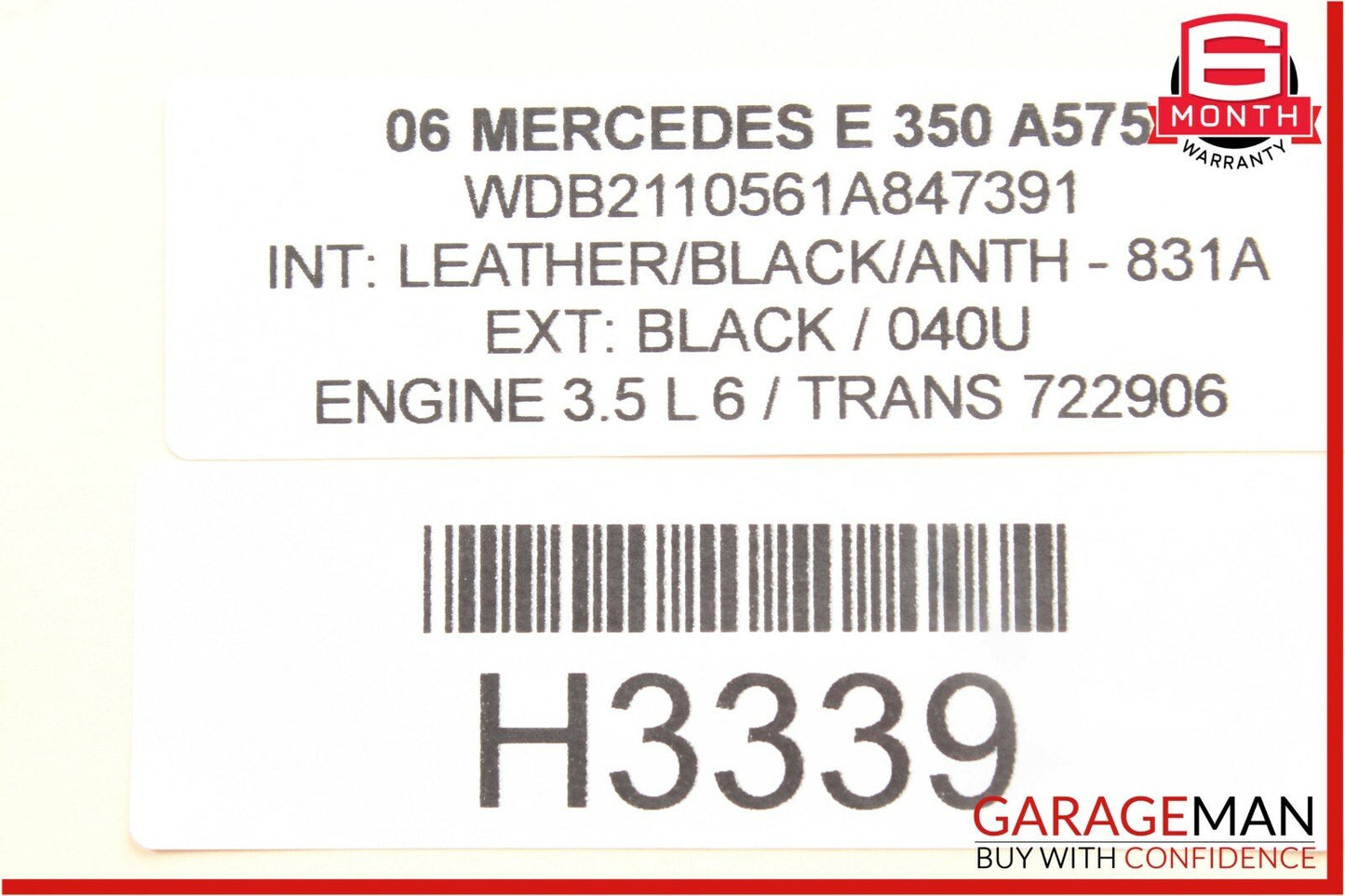 03-09 Mercedes W211 E350 E550 Front Left Driver Door Control Module OEM