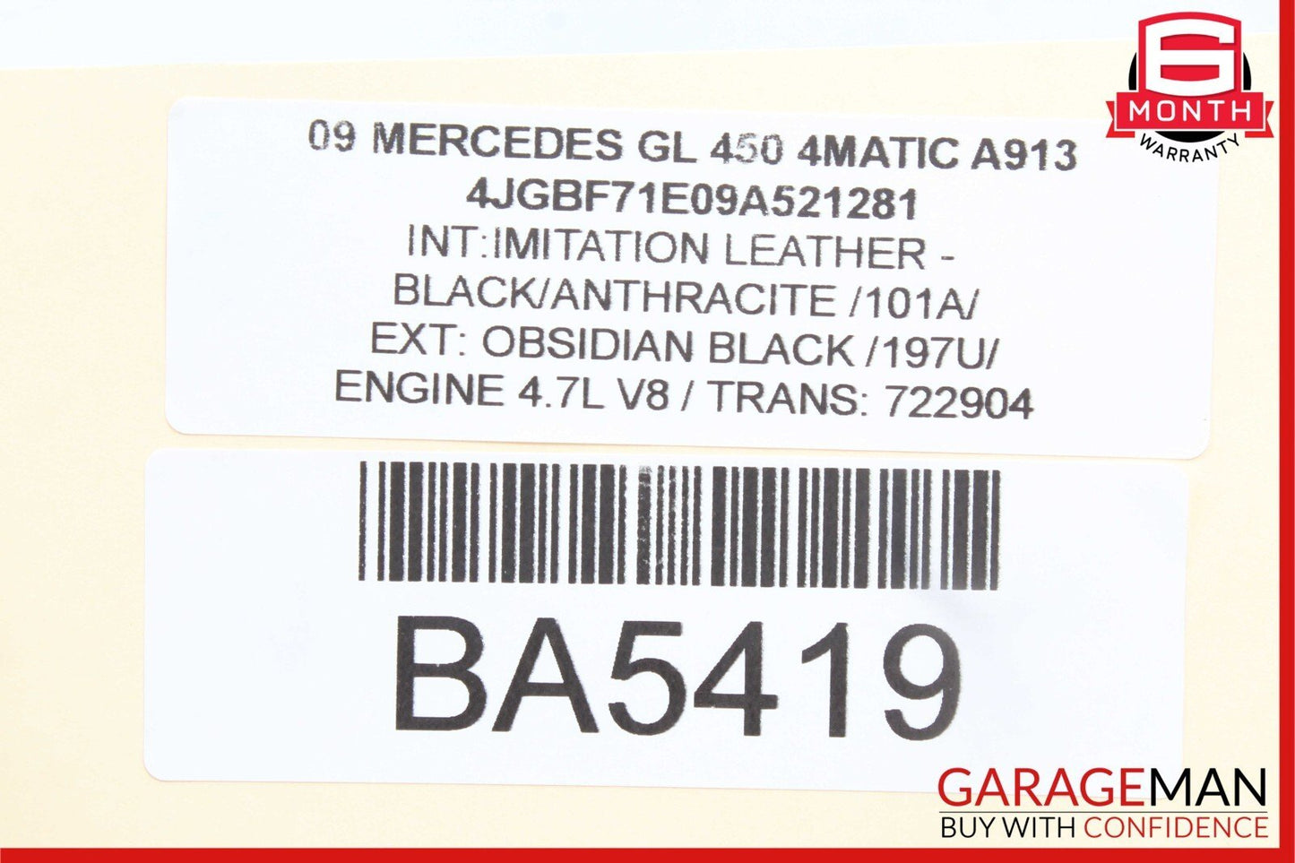 03-12 Mercedes X164 GL450 SLK280 E350 Front Left Side Seat Control Module OEM