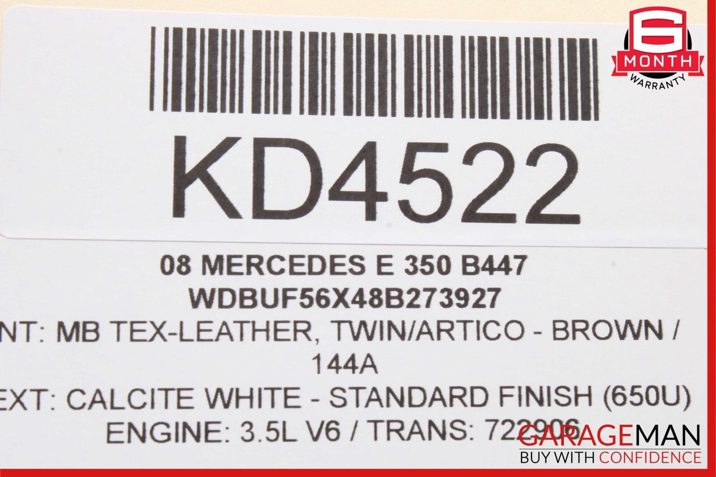 03-12 Mercedes W219 CLS550 CLS63 AMG Front Right Seat Control Module