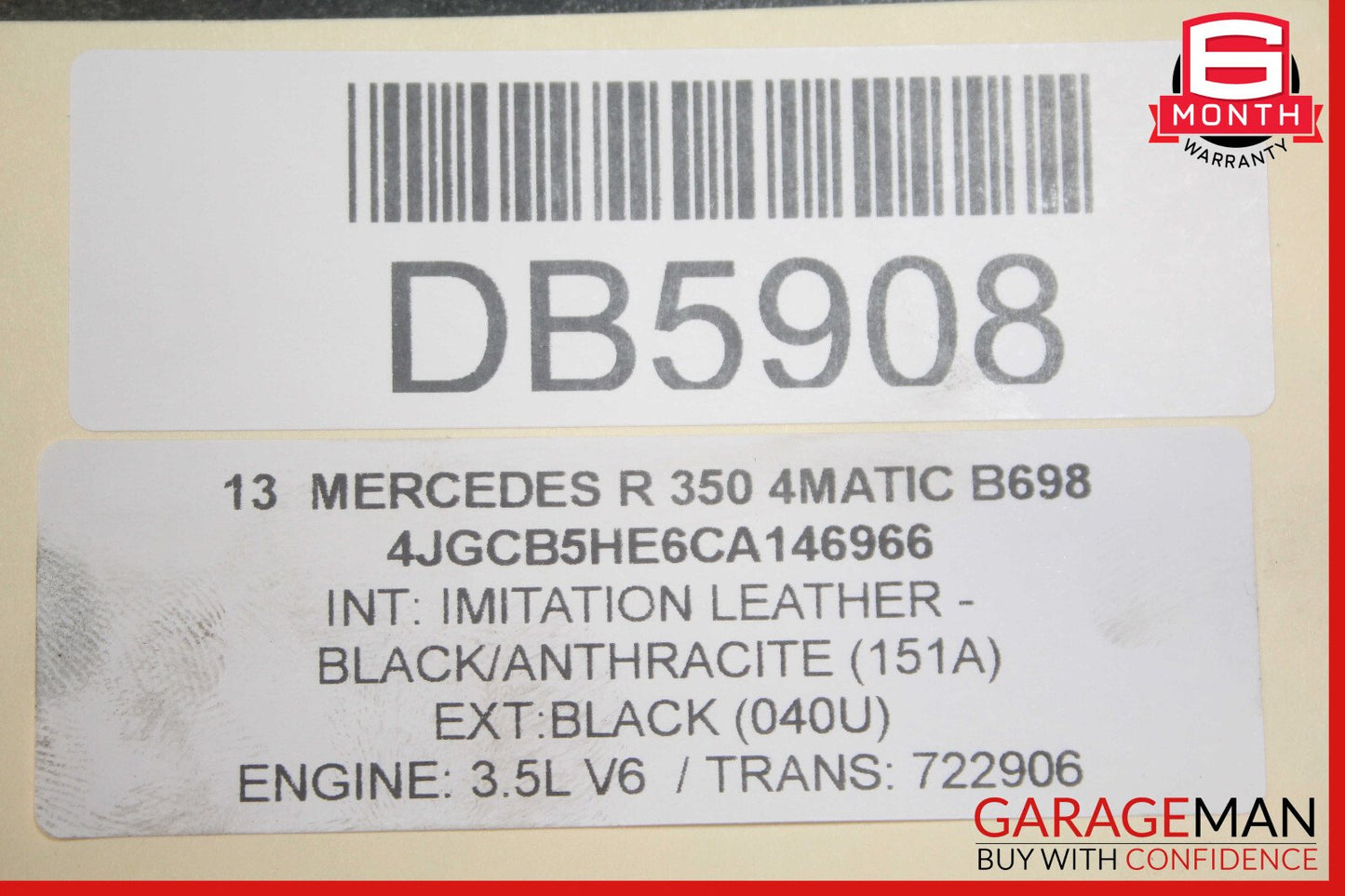 06-13 Mercedes W251 R350 R500 Front Engine Sub Frame Subframe Crossmember OEM