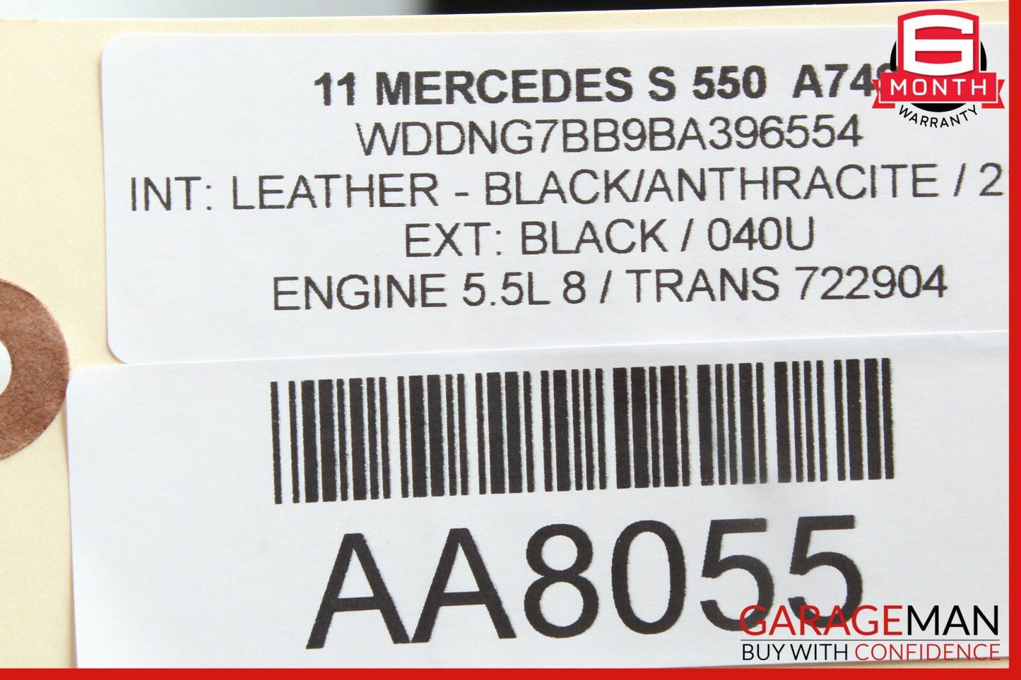 10-13 Mercedes W221 S550 S63 AMG Rear Left or Right Door Control Module OEM