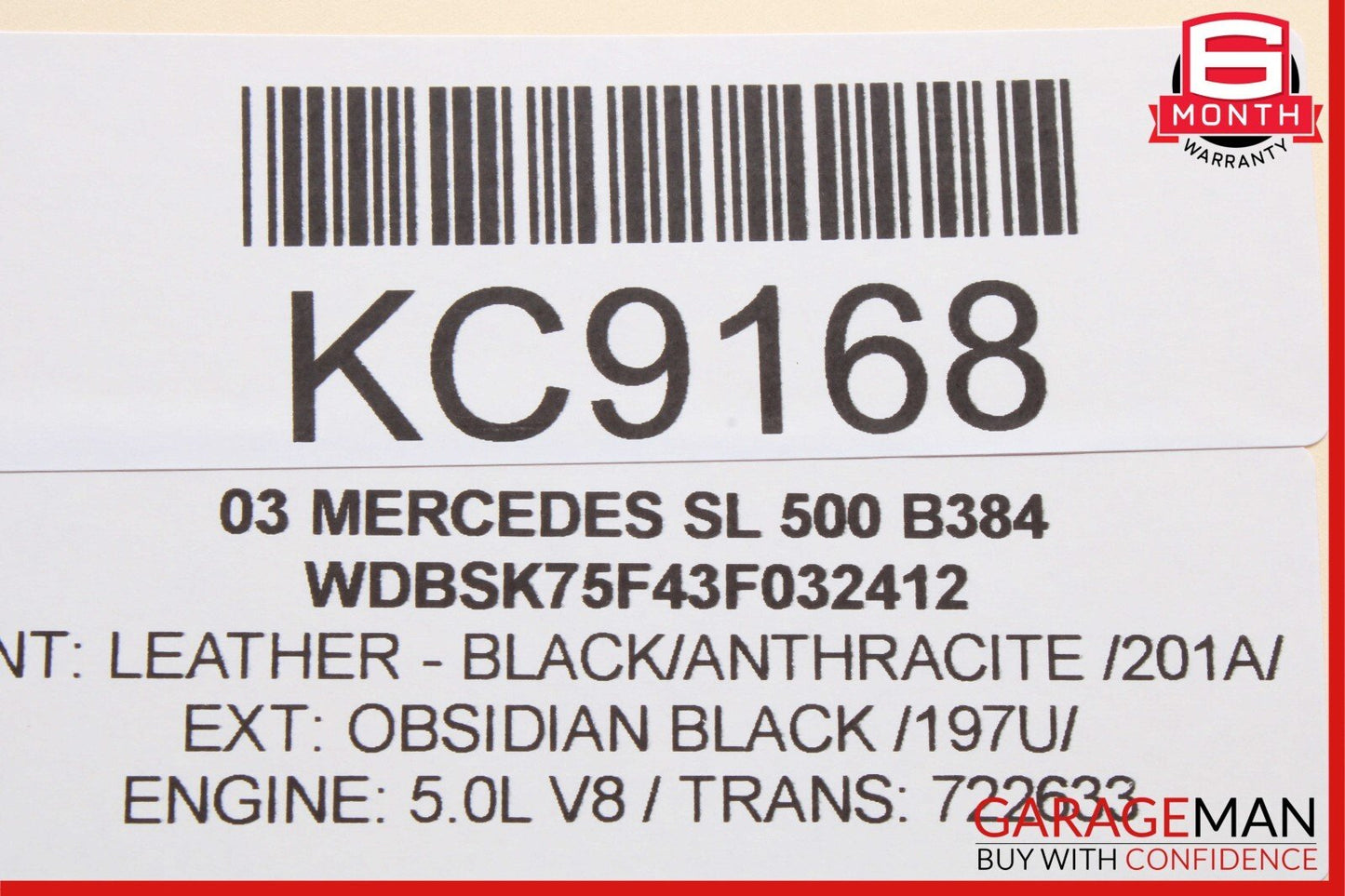 03-08 Mercedes R230 SL500 SL55 AMG Center Console ESP Switch Control Button OEM