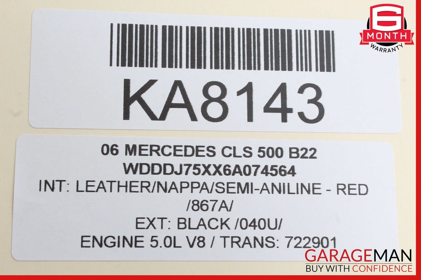 06-11 Mercedes W219 CLS500 CLS55 AMG Rear Right Side Door Control Module OEM