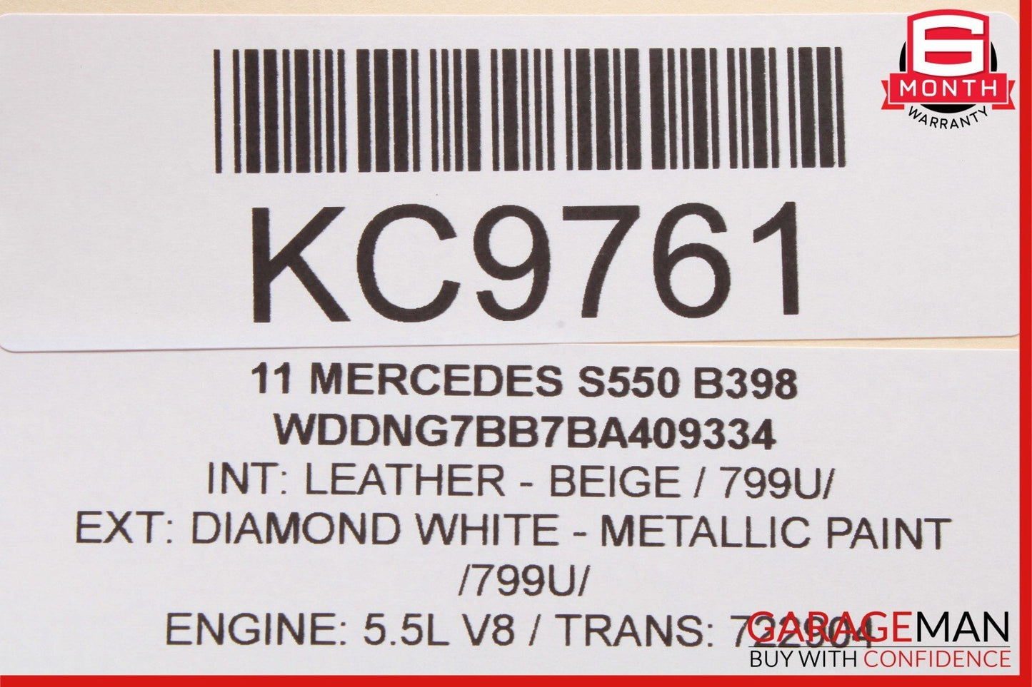 07-14 Mercedes W221 S550 CL550 Trunk Release Remote Open Close Module OEM