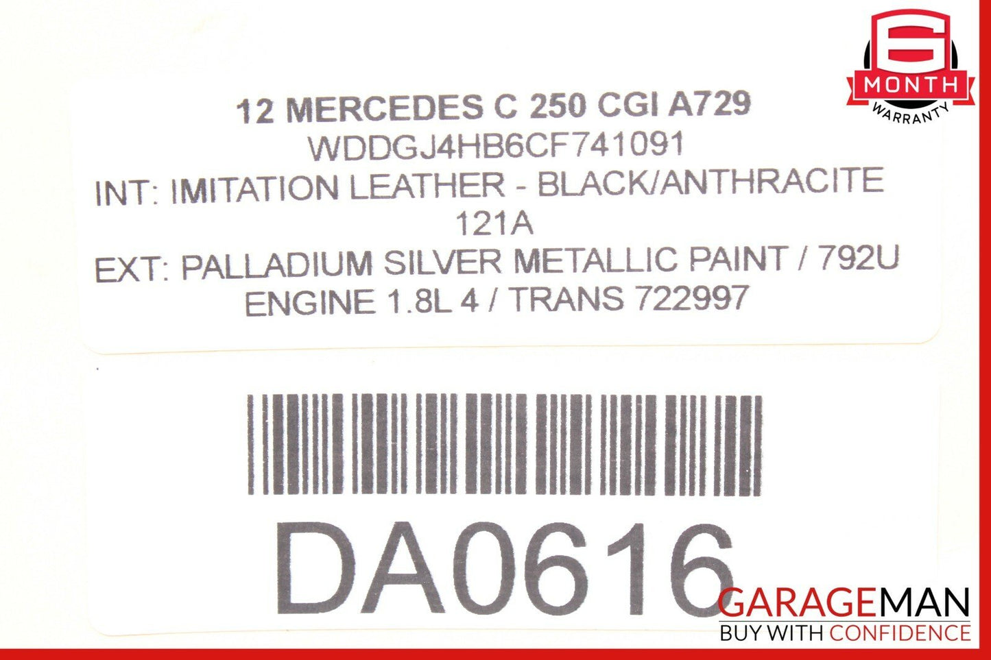 12-14 Mercedes W204 C250 C300 Dash AC A/C Air Vent Grill Left Driver Side Black