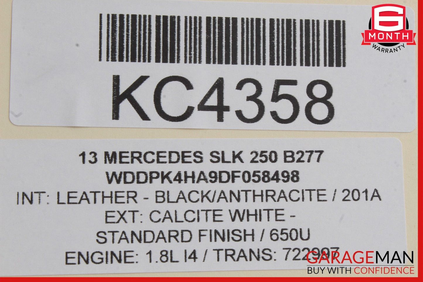 08-20 Mercedes GLK350 SLK350 C300 E350 Front Right Door Lock Latch Actuator OEM