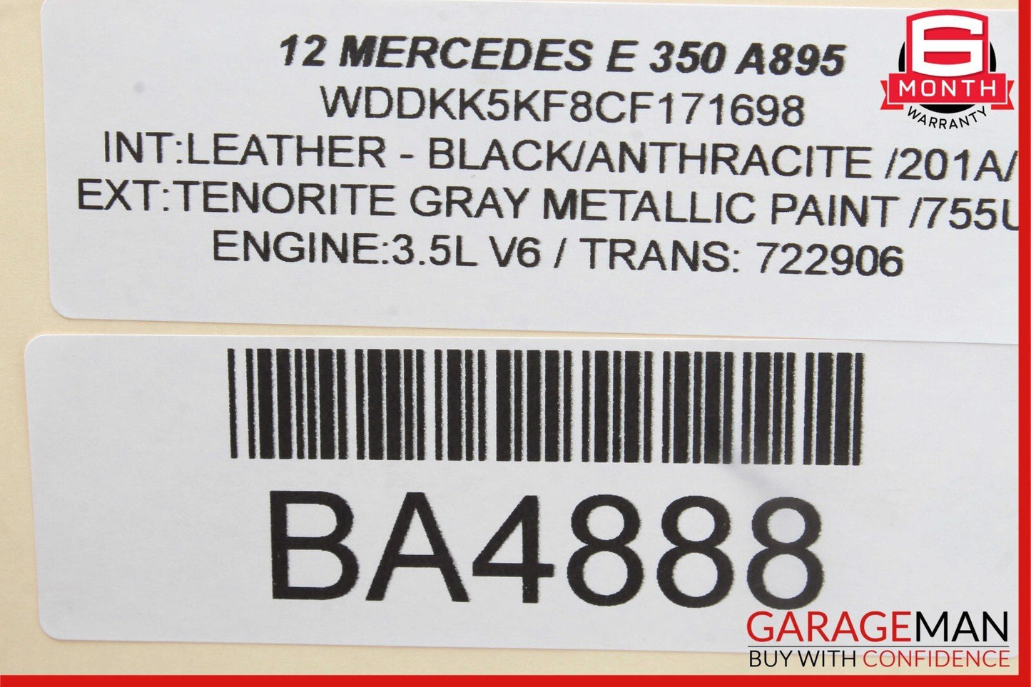 10-13 Mercedes W207 E350 Coupe Speedometer Odometer Instrument Cluster Gauge