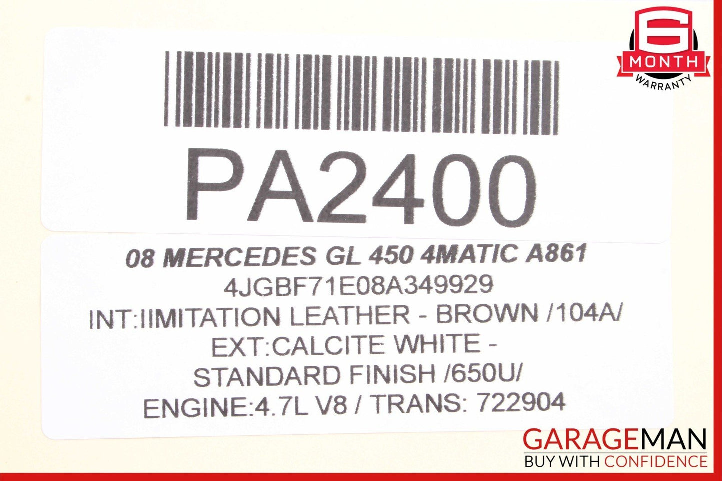 07-12 Mercedes X164 GL450 Front Seat Lumbar Regulator Control Switch