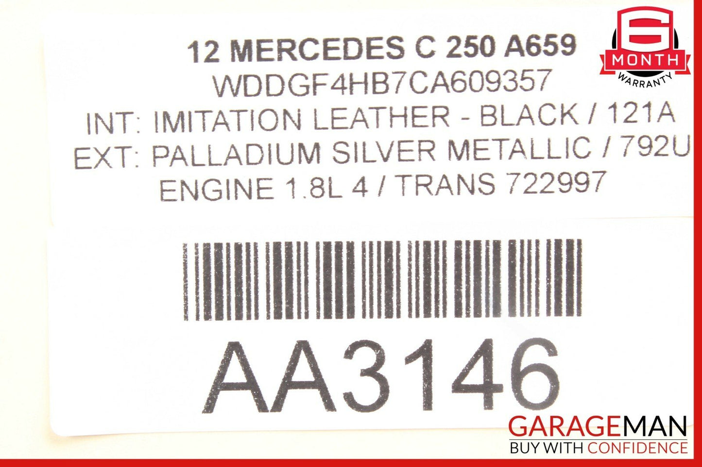 08-14 Mercedes W204 C250 C300 Front Right Passenger Side Door Controller Module