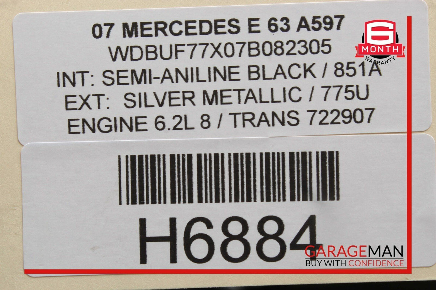 07-09 Mercedes CLS63 E63 ML63 AMG Fuel Pump Motor Controller Module Unit
