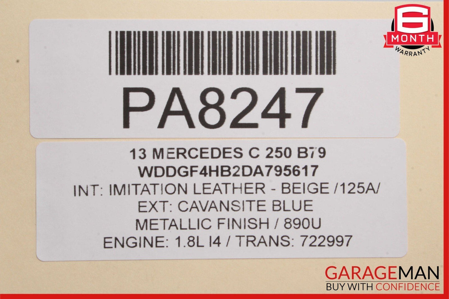 08-15 Mercedes SLK250 C250 GLK350 Engine Cooling Radiator AC Air A/C Condenser