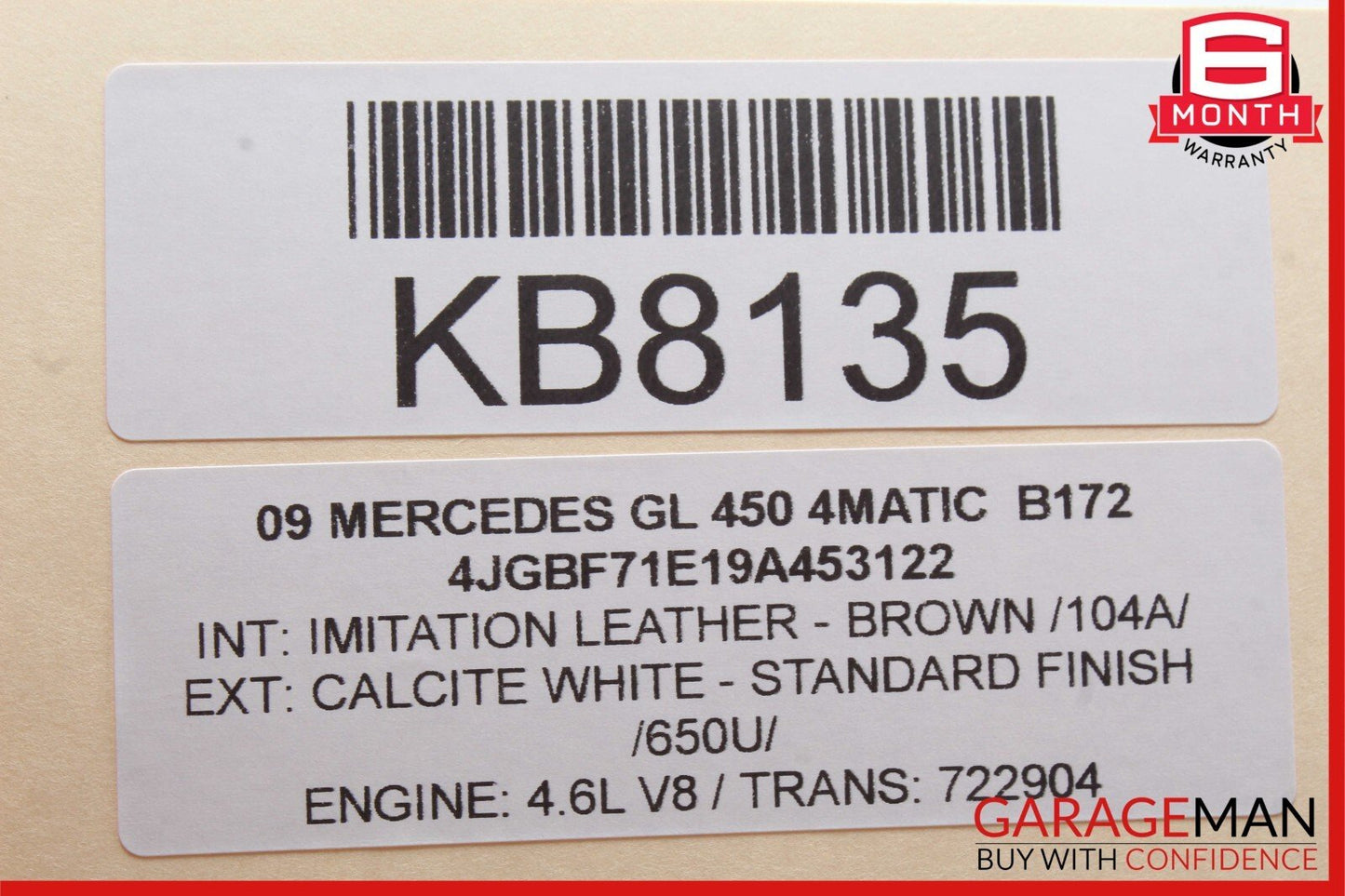 06-13 Mercedes GL450 SL500 E350 CL550 TPMS Tire Pressure Control Module Unit