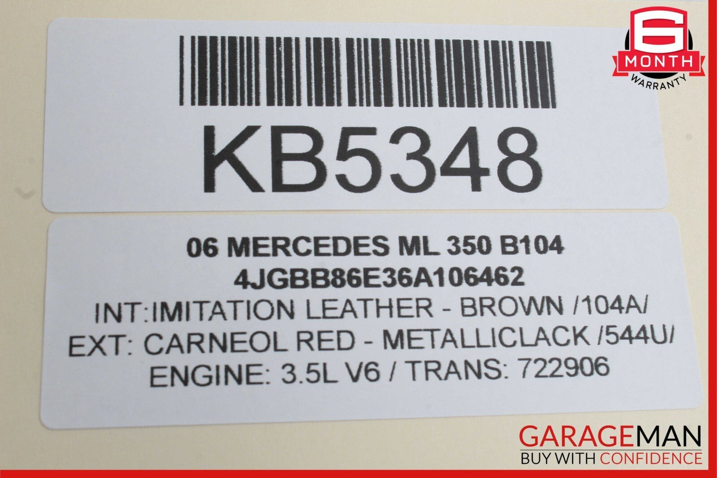 Mercedes ML350 R350 CLK350 C300 Front Left Engine Timing Chain Valve Cover Plate