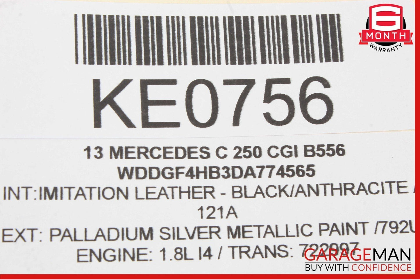 08-17 Mercedes W204 C250 E550 Rear Left Side Tie Rod Control Arm Set OEM