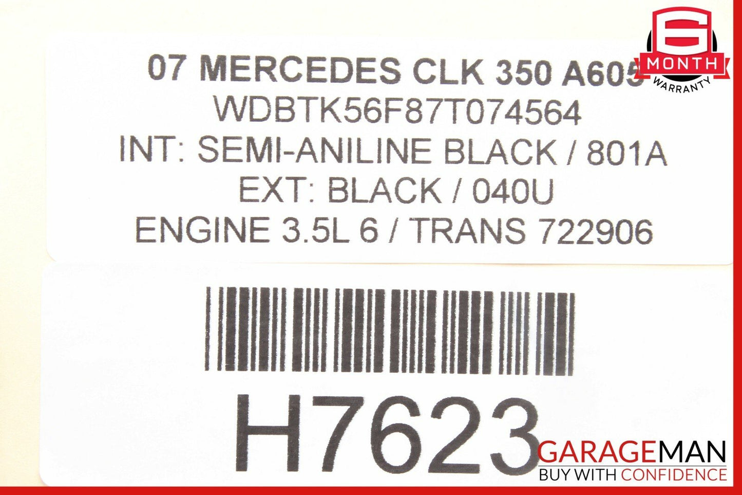 05-09 Mercedes W209 CLK350 C230 Yaw Turn Rate Speed Sensor 0035429818 OEM