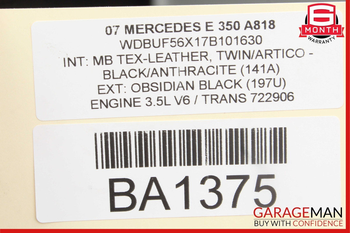 03-09 Mercedes W211 E350 CLS350 Front Left Side Door Mirror Control Switch OEM