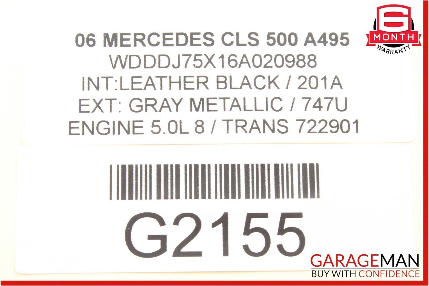 06-11 Mercedes W219 CLS55 AMG CLS500 Keyless Go Rear Door Control Module Unit