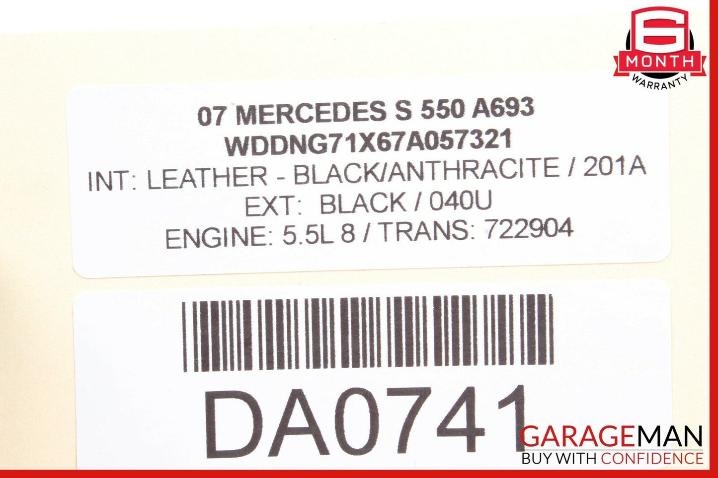 07-13 Mercedes W221 S550 CL550 Front Left Side Door Lock Latch Actuator