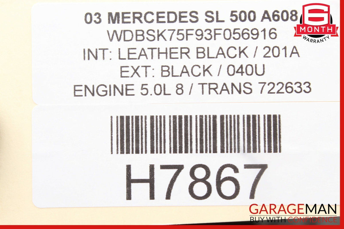 Mercedes R230 SL550 CL550 CL600 Seat Belt Seatbelt Tension Sensor Module Unit