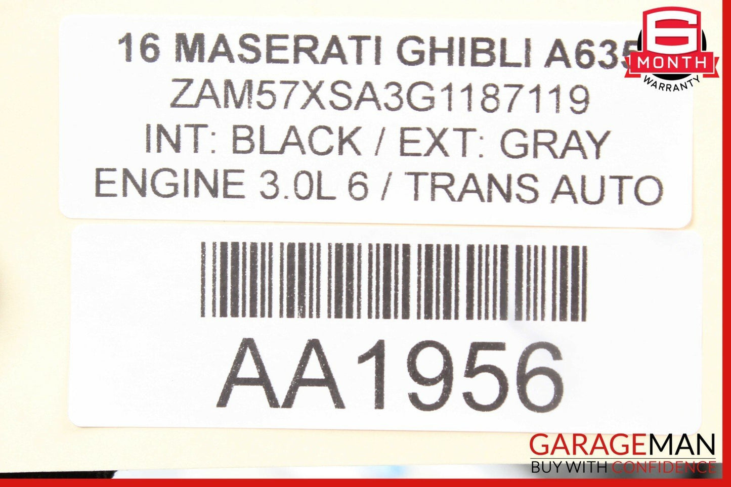 14-17 Maserati Ghibli S Left Side Turbo Intercooler Hose Air Duct Tube Assembly