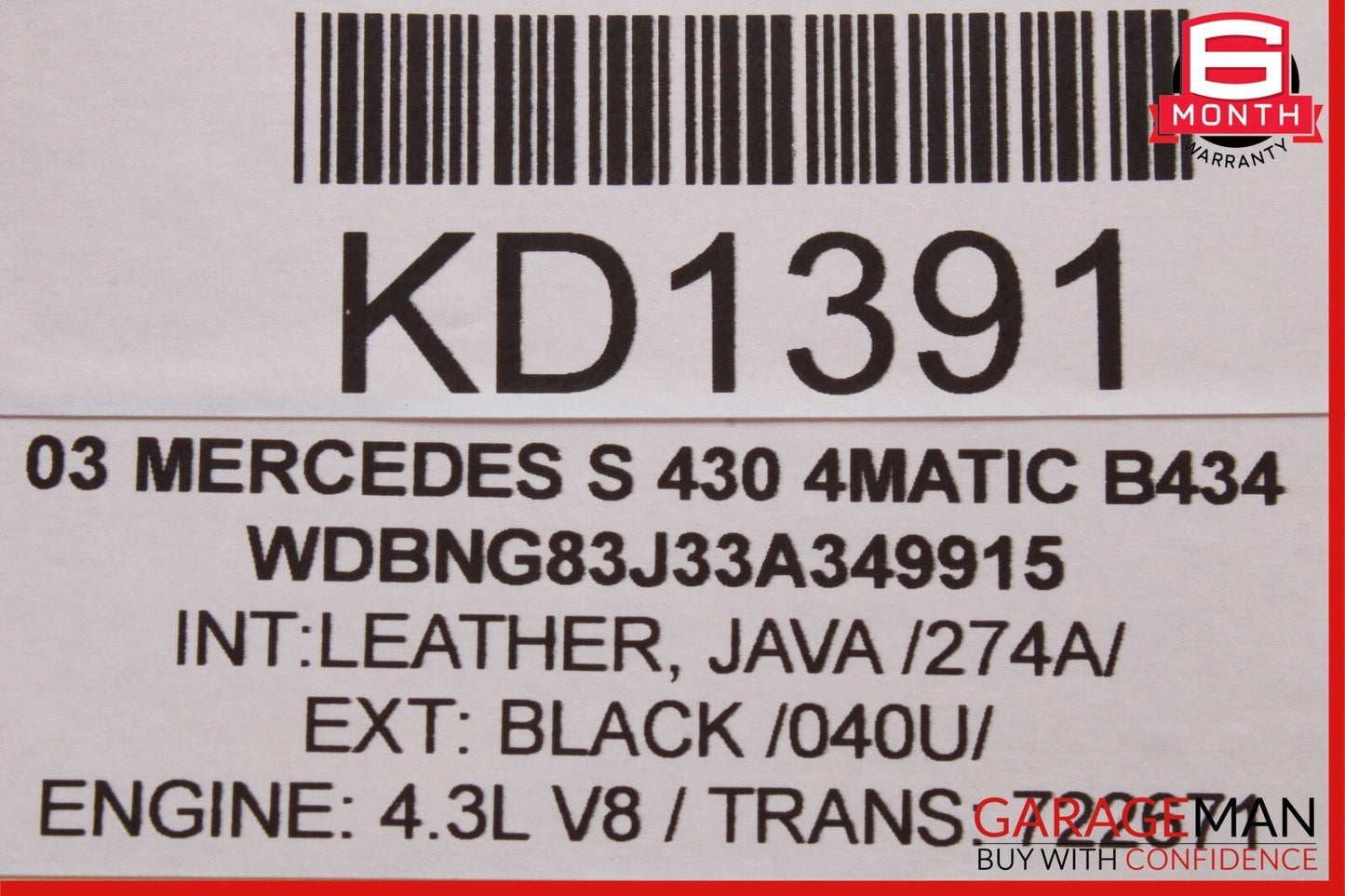 00-06 Mercedes S430 CL600 SL500 CLK500 Antenna Amplifier Booster Module Unit OEM
