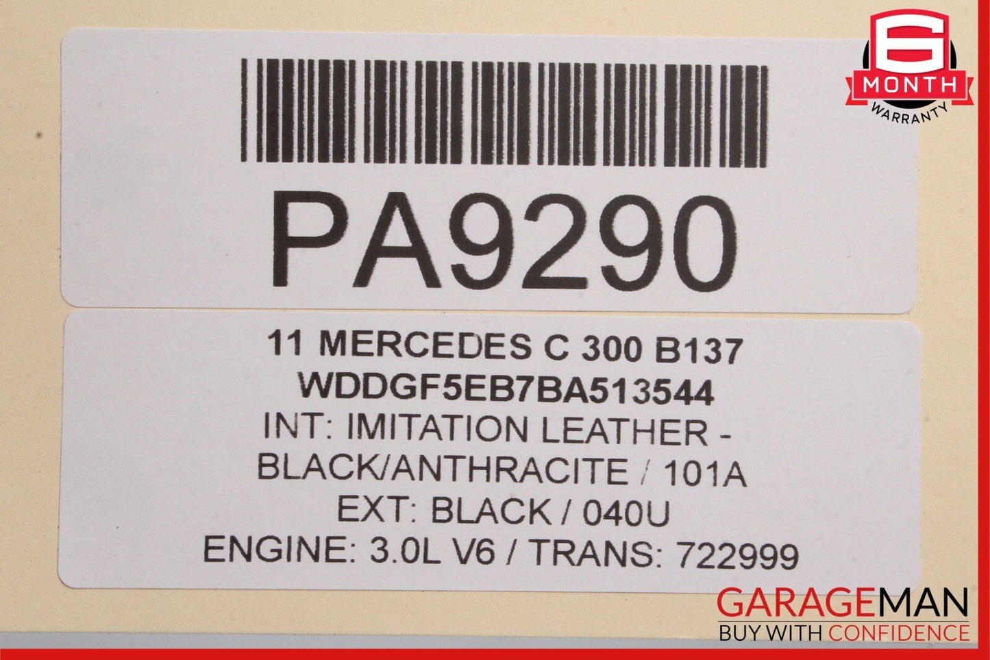 08-18 Mercedes CLS400 GLK350 C300 Engine Radiator Cooling Fan Motor Shroud Assy