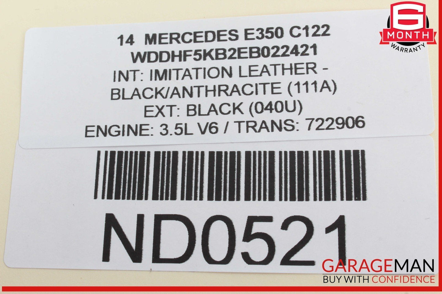 10-17 Mercedes W212 E350 E400 CLS550 Rear View Backup Back Up Parking Camera OEM