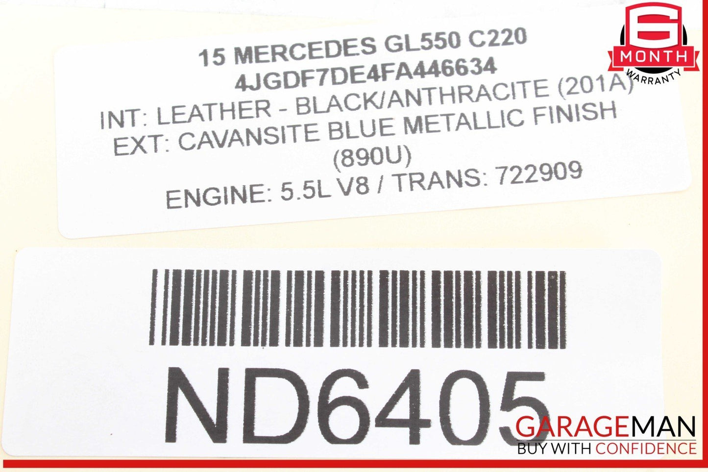 12-19 Mercedes X166 GL550 ML350 Rear Right or Left Side CV Axle Half Shaft OEM