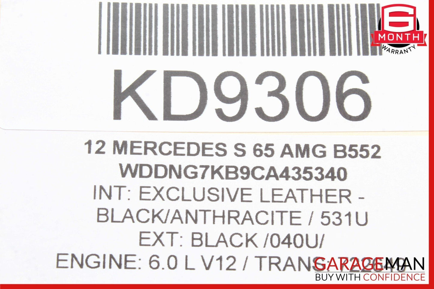 02-19 Mercedes W221 S65 AMG CL600 AUX Auxiliary Circulation Water Pump OEM