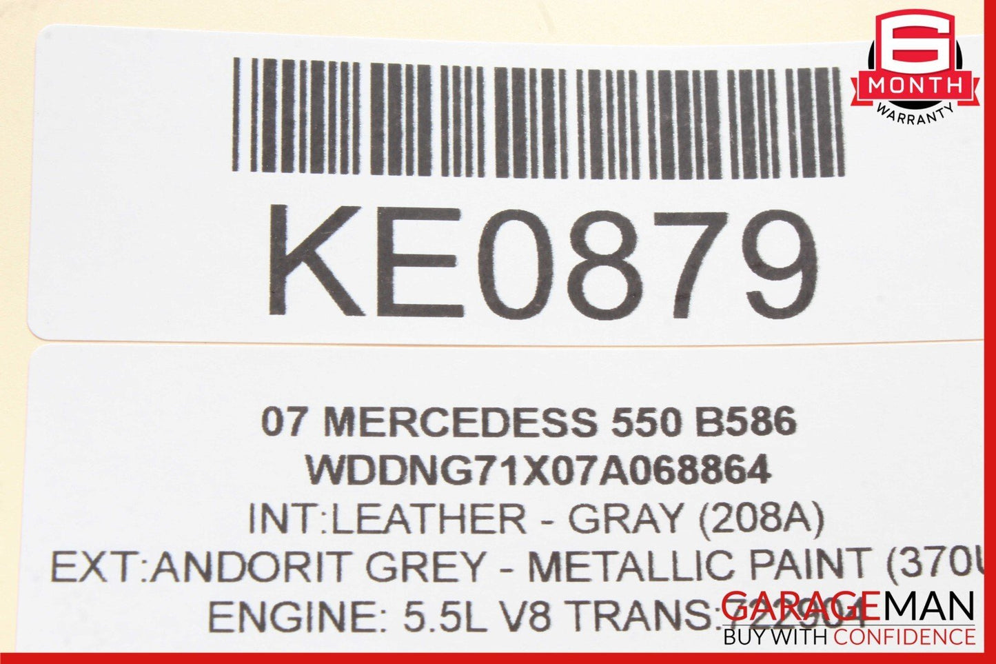 07-13 Mercedes W221 S550 Rear Center Console A/C Air Vent Trim Climate Control