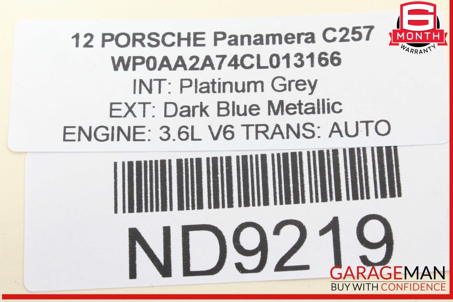 10-13 Porsche Panamera 970 ABS Anti Lock Brake Pump Module 97035575514 OEM