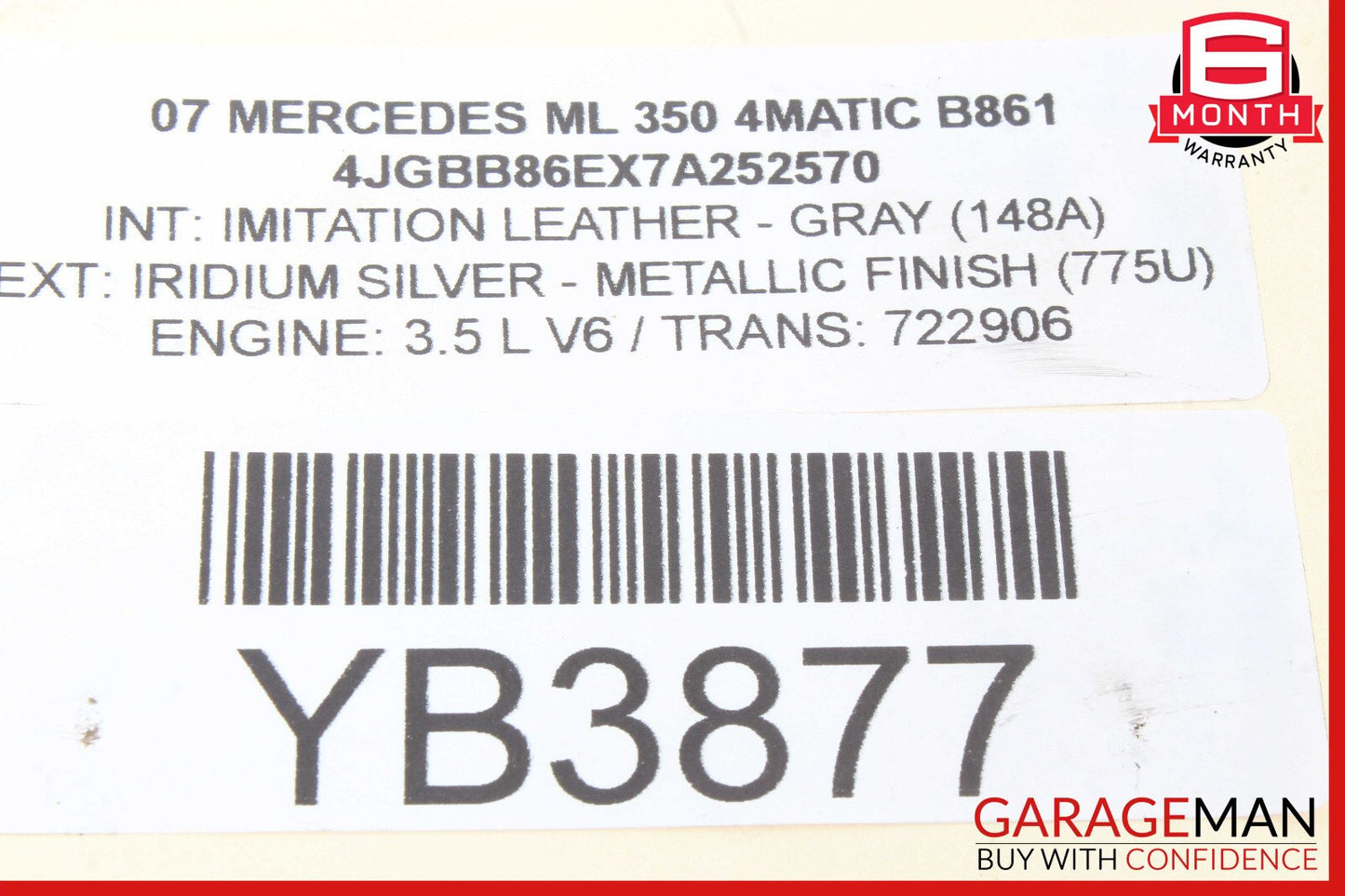 Mercedes C300 GLK350 CLK350 E350 Left Side Engine Cylinder Head Cover