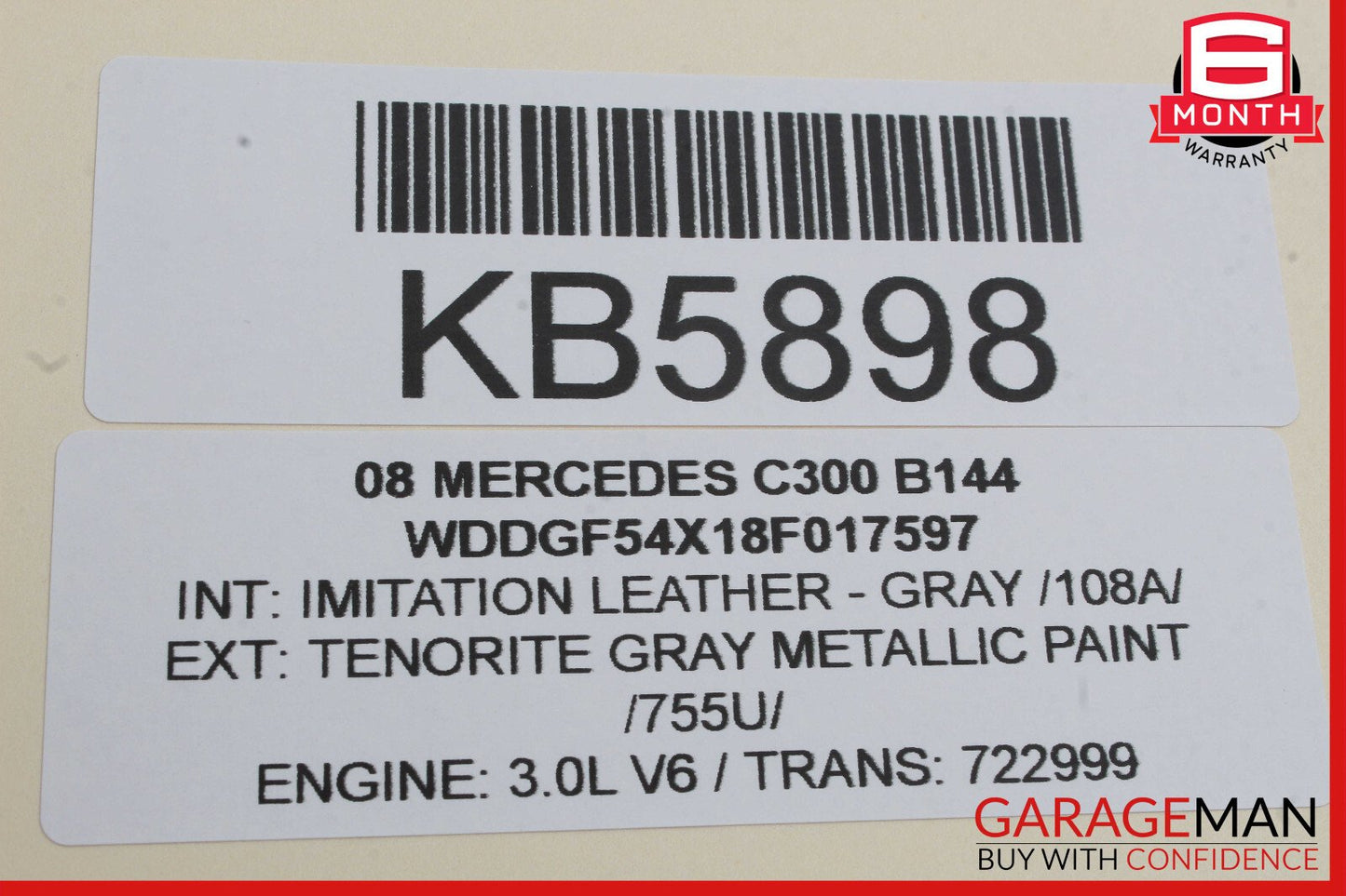 08-16 Mercedes W204 C300 GLK350 Rear Right Door Window Regulator Motor OEM