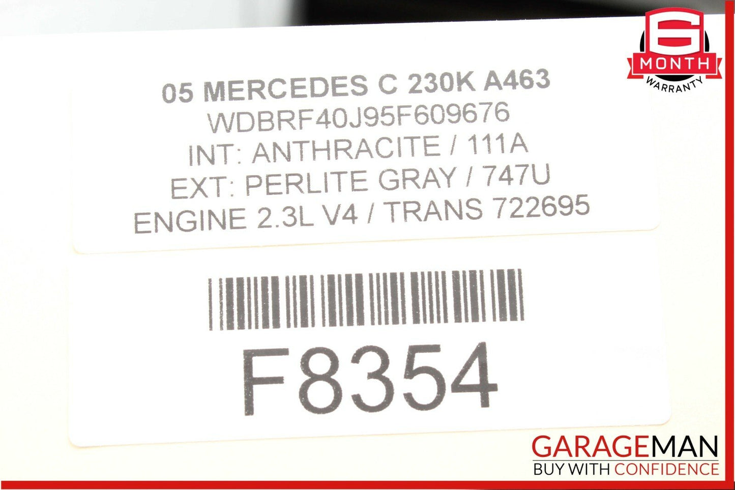 01-07 Mercedes W203 C230 Rear Left Side Door Computer Control Module OEM