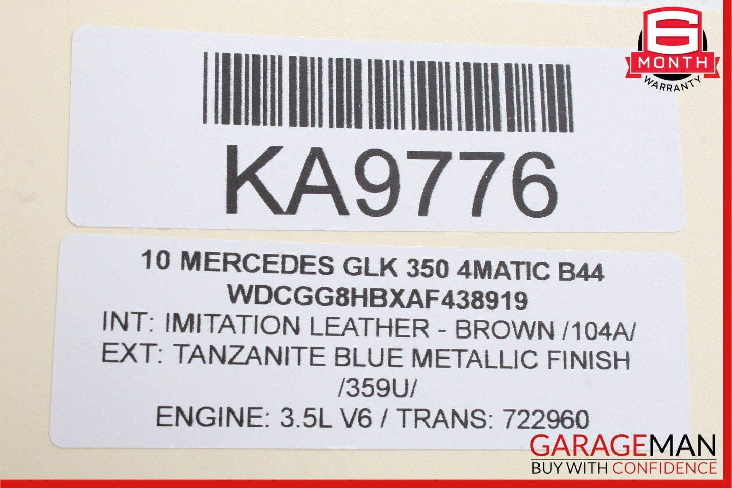 Mercedes GLK350 GL450 CLS500 E350 Front Right Side Bumper Fog Light Lamp OEM