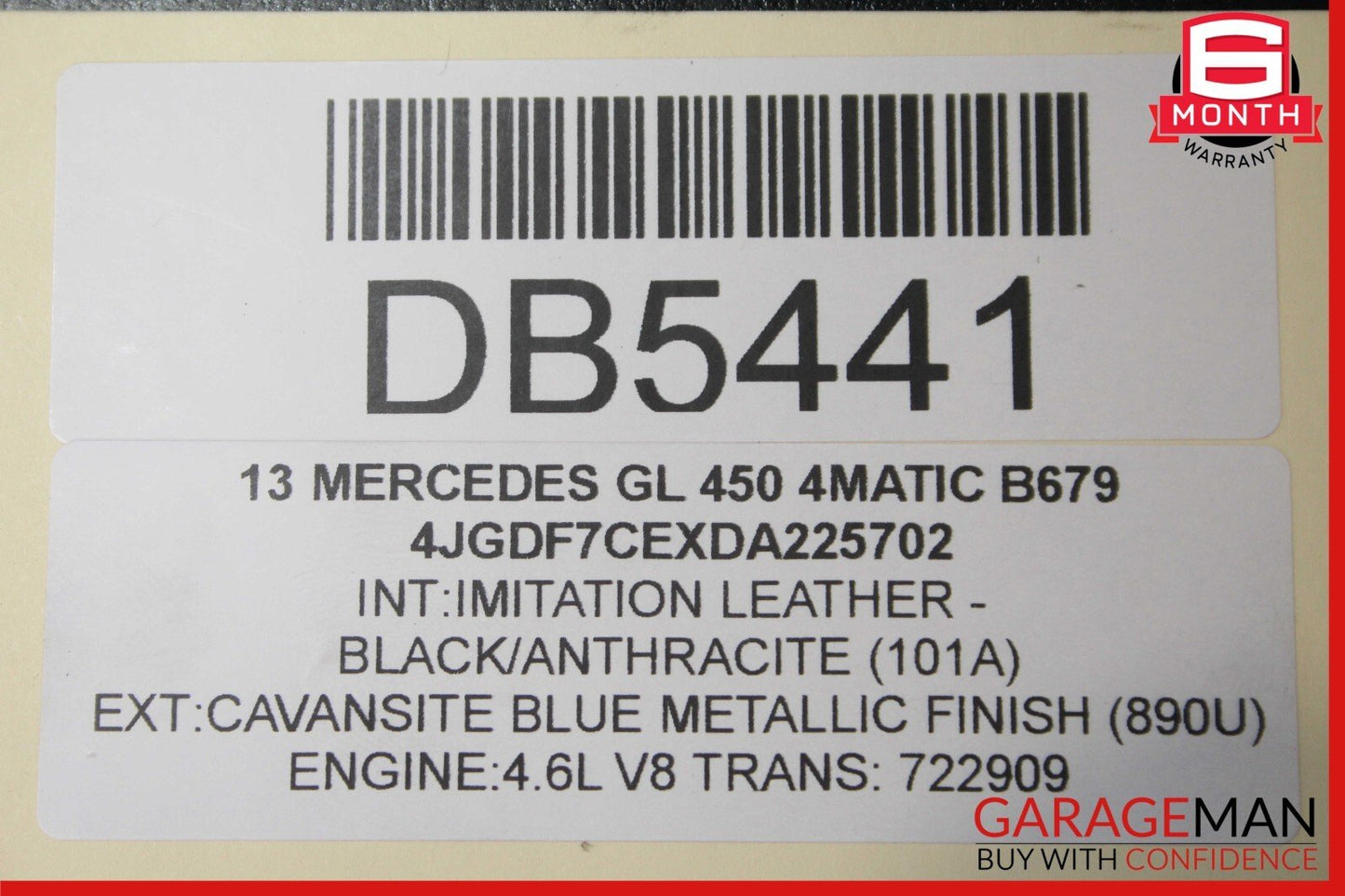 12-16 Mercedes X166 GL450 ML550 722.9 7G Automatic Transmission 722.909 OEM 170k